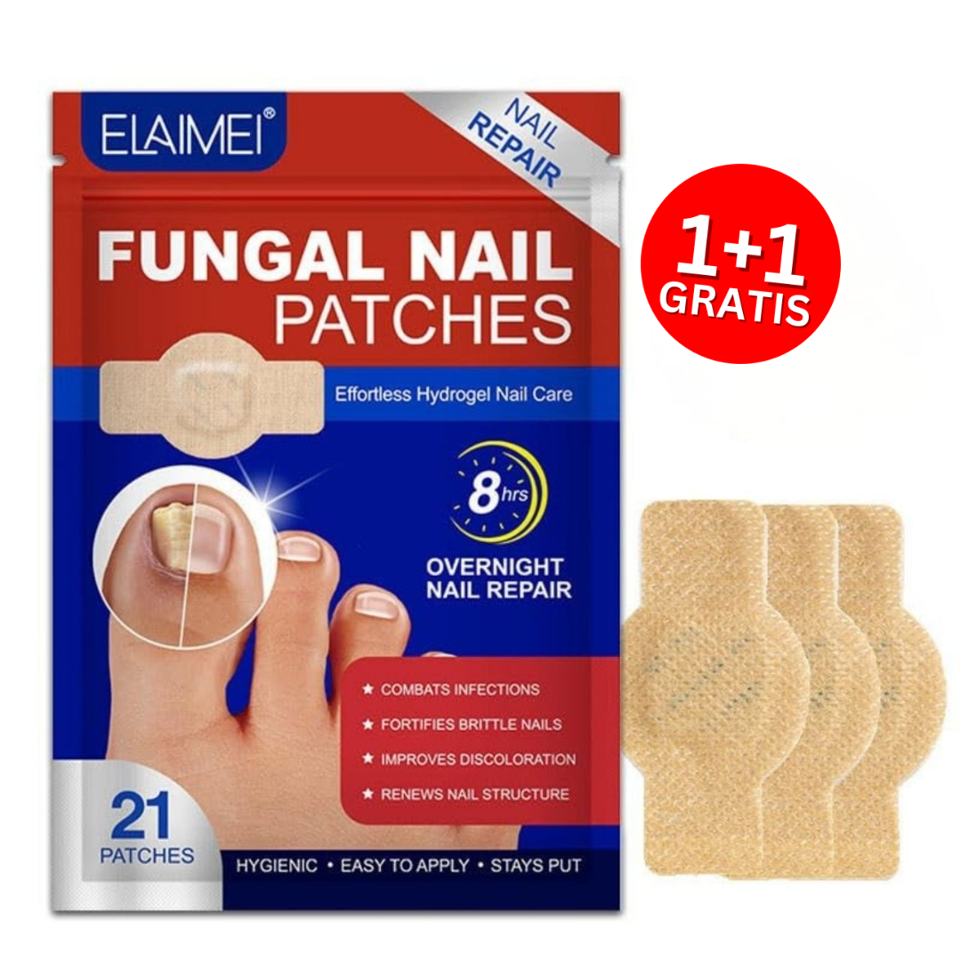 FungalPatches, obnovujúce náplasti na starostlivosť o poškodené nechty (21 ks.) (1+1 ZDARMA )