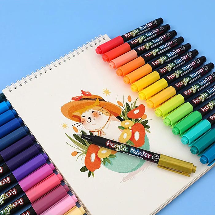 AcrylicMarkers, akrylové fixky (24 ks) - Image 5