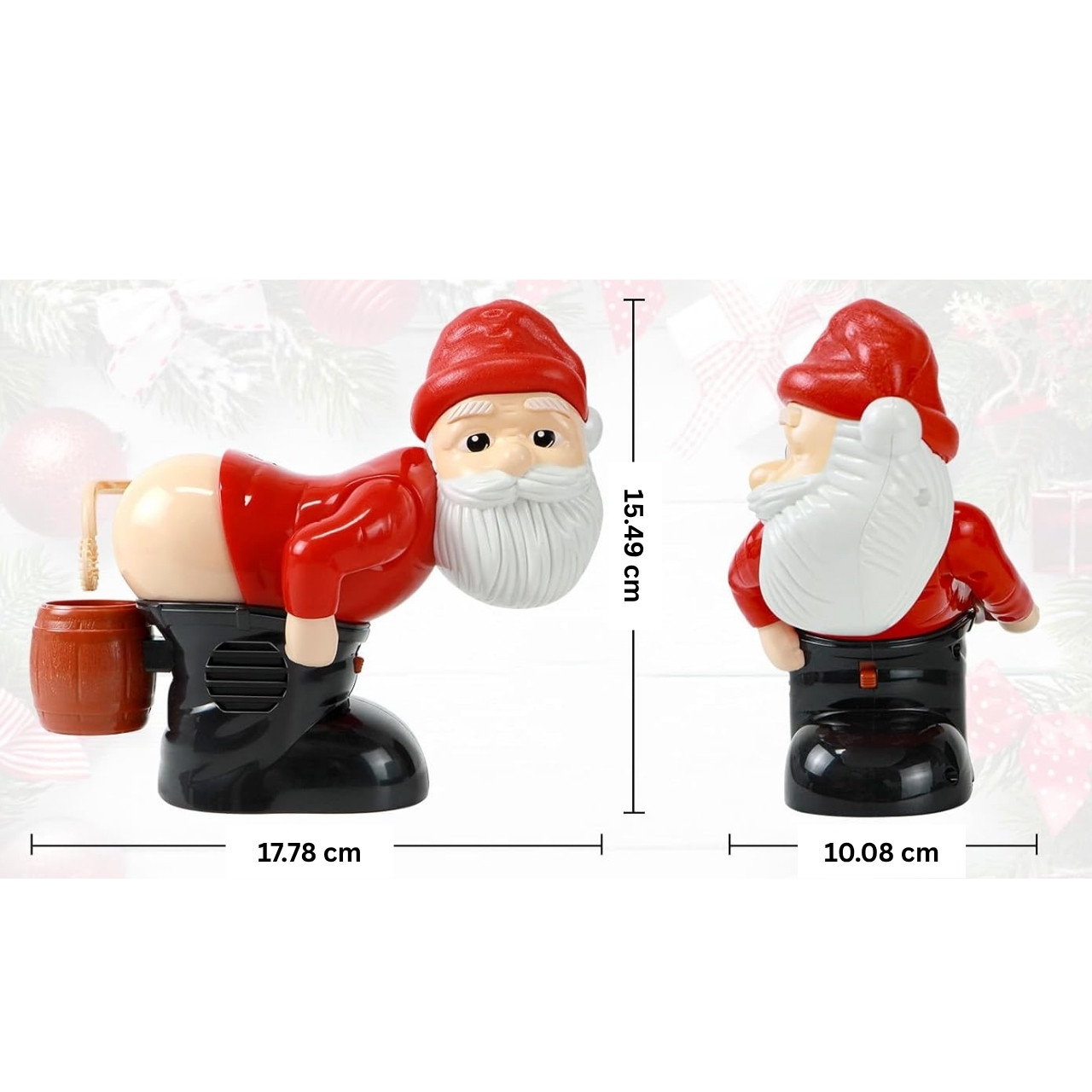 BlowSanta, hračka na bubliny s bublifukom Santa Claus