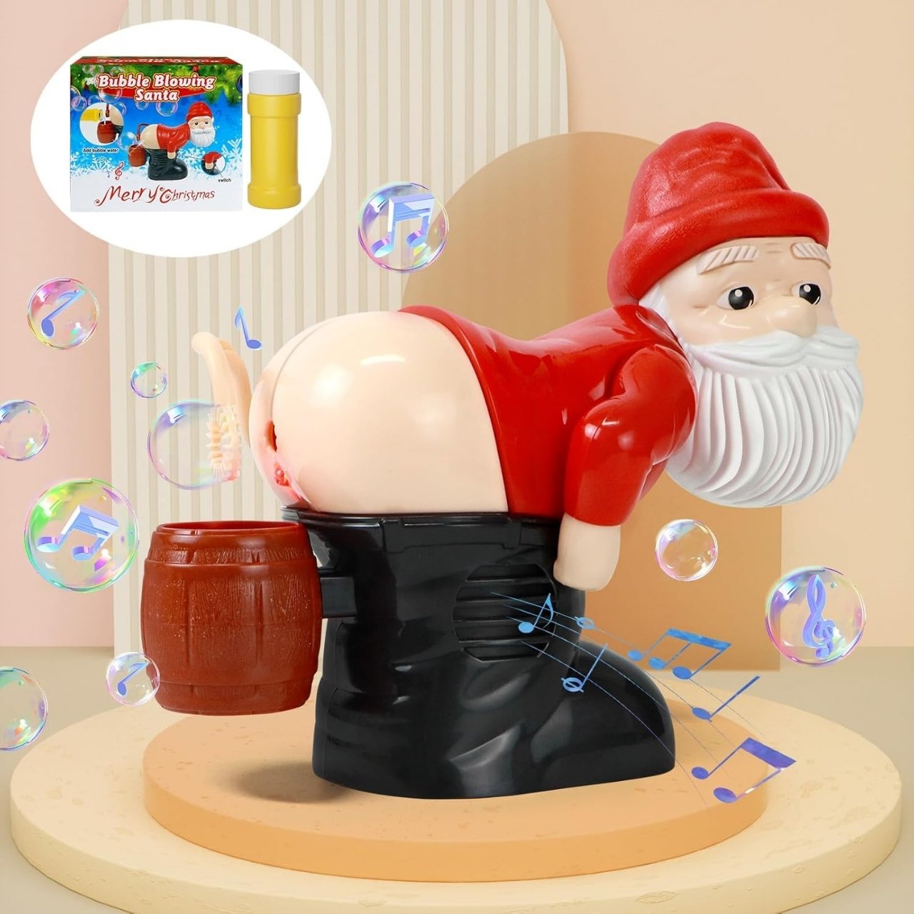 BlowSanta, hračka na bubliny s bublifukom Santa Claus - Image 5