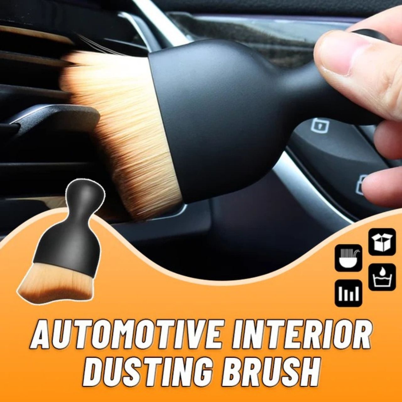 Dustco, kefa na čistenie interiéru auta