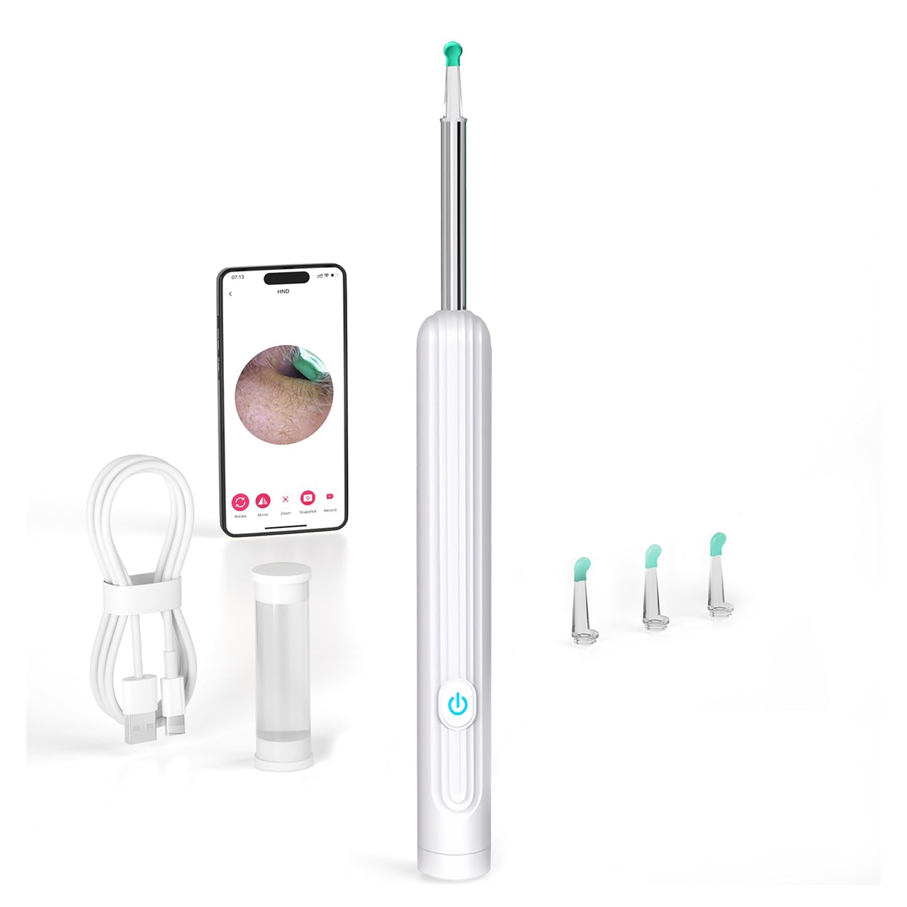 EarStick, pomocník na čistenie ušného mazu s kamerou