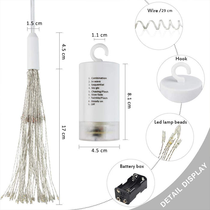 FireworkLed, vianočná dekorácia - Image 2
