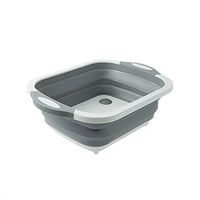 FoldableStrainer, multifunkčné sitko, skladovacia nádoba a doska na krájanie v jednom