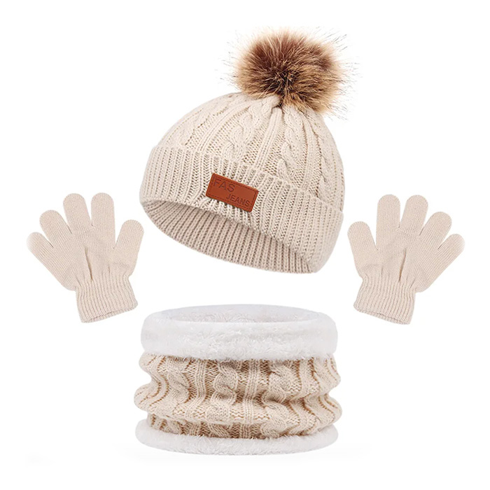 KnittSet, teplá zimná detská sada
