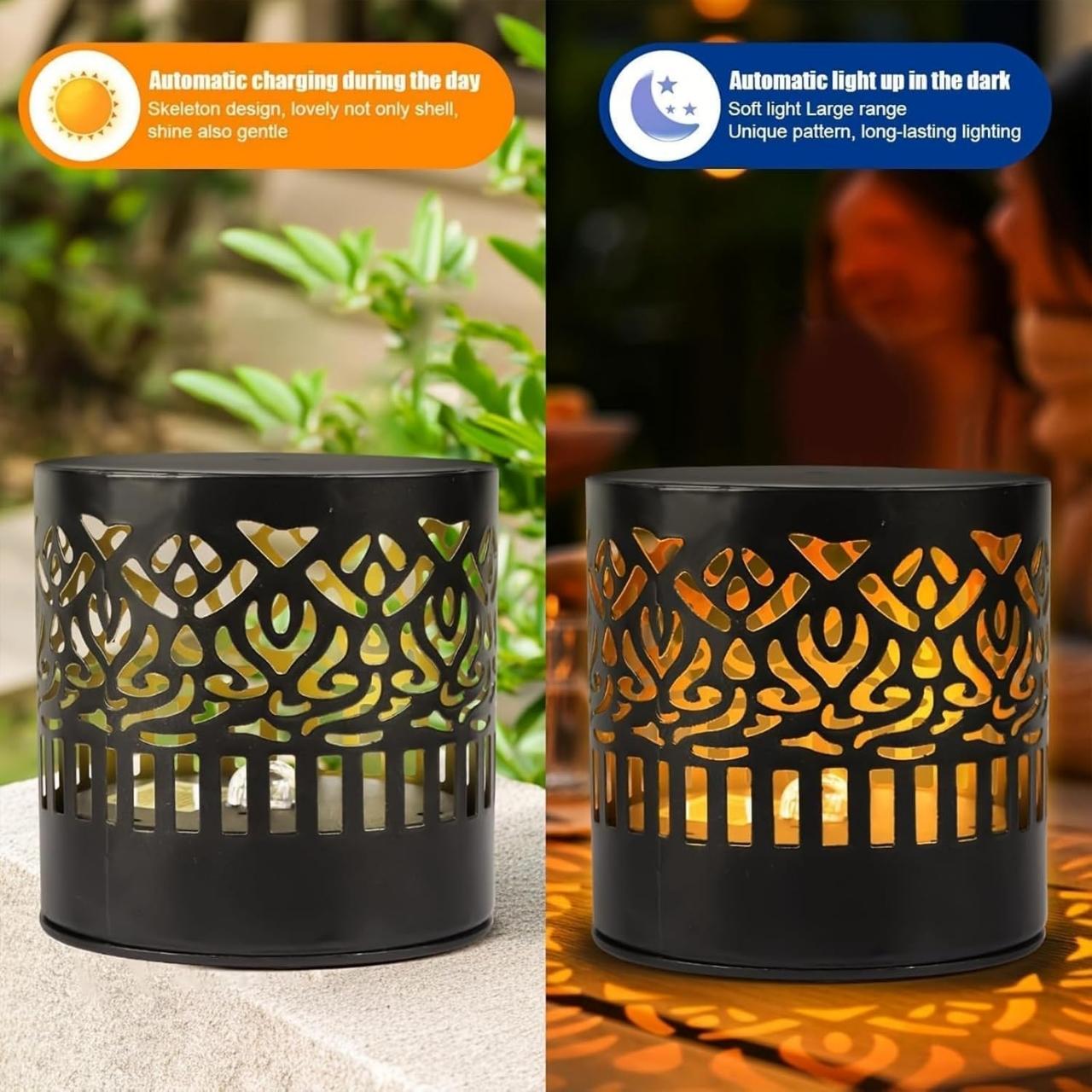 MandalaLamp, solárna nástenná lampa - Image 3