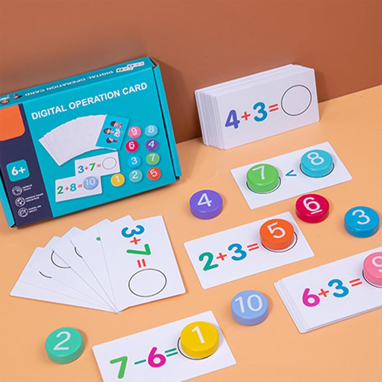 MathCards, vzdelávacia hra na učenie sčítania a odčítania
