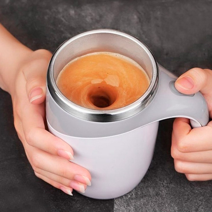 MixMug, termohrnček s tlačidlom na miešanie nápojov - Image 5