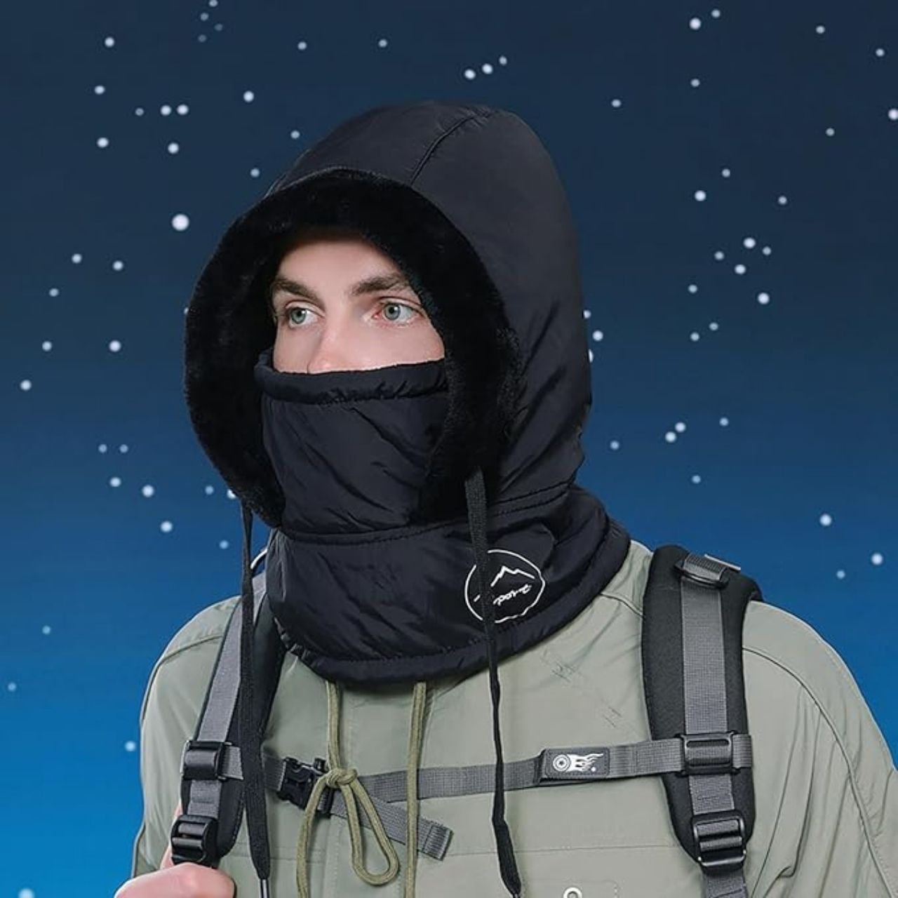 MuffHat, zimná čiapka so šálom a maskou - Image 8