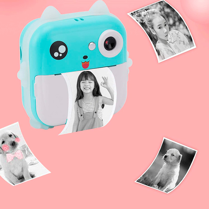PrintBundle – fotoaparát s tlačou + 2 rolky papiera a Micro SD karta - Image 4