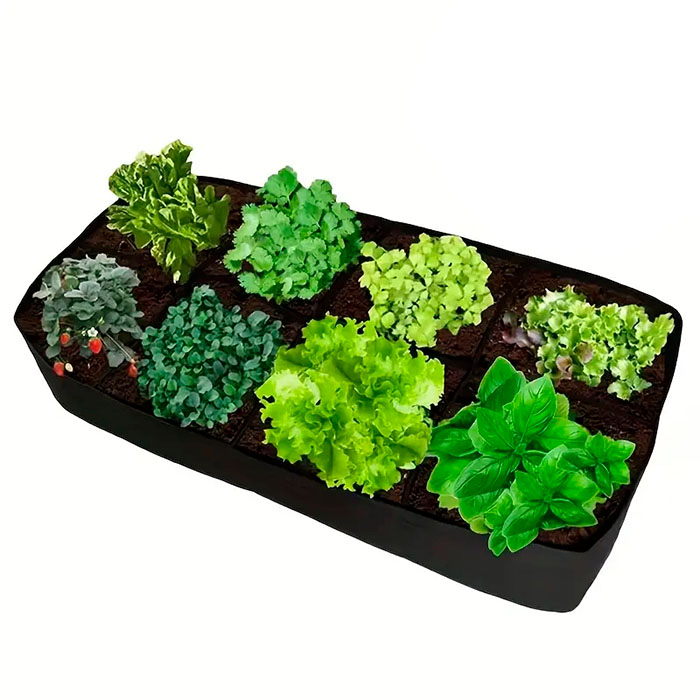 RaisedGarden, prenosný záhon s 8 samostatnými priehradkami