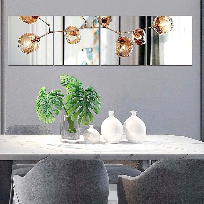 ReflectMirror, nálepky na stenu s efektom zrkadla (4 kusy) - Image 7