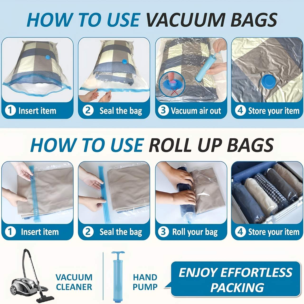 Vákuové úložné vrecká na oblečenie, SpaceBags - Image 3