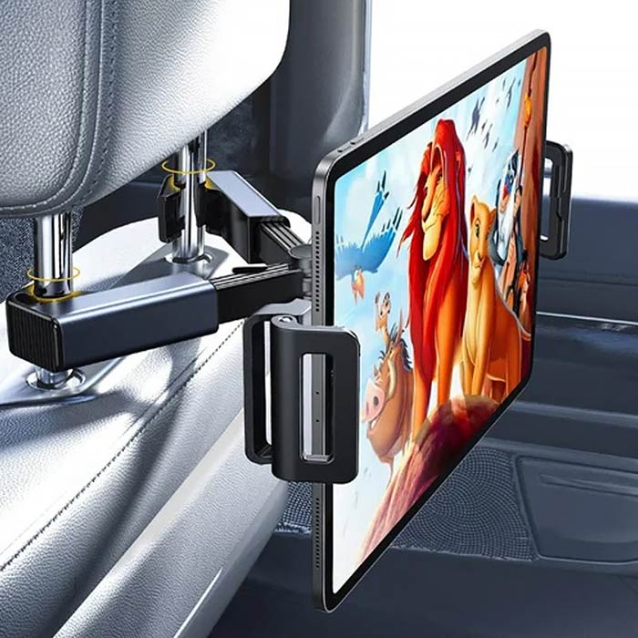 Držiak na tablet do auta obohacuje pasažierom na zadných sedadlách jazdu - čítanie, počúvanie hudby, plnenie pracovných povinností, sledovanie filmov alebo rozprávok a hranie hier!