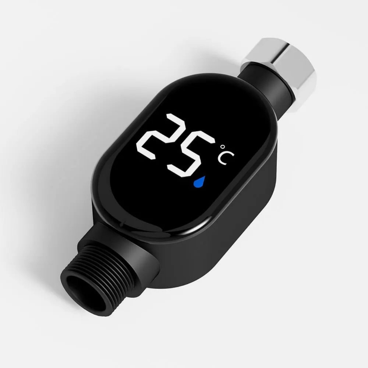 ThermFlow, inteligentný LED sprchový teplomer