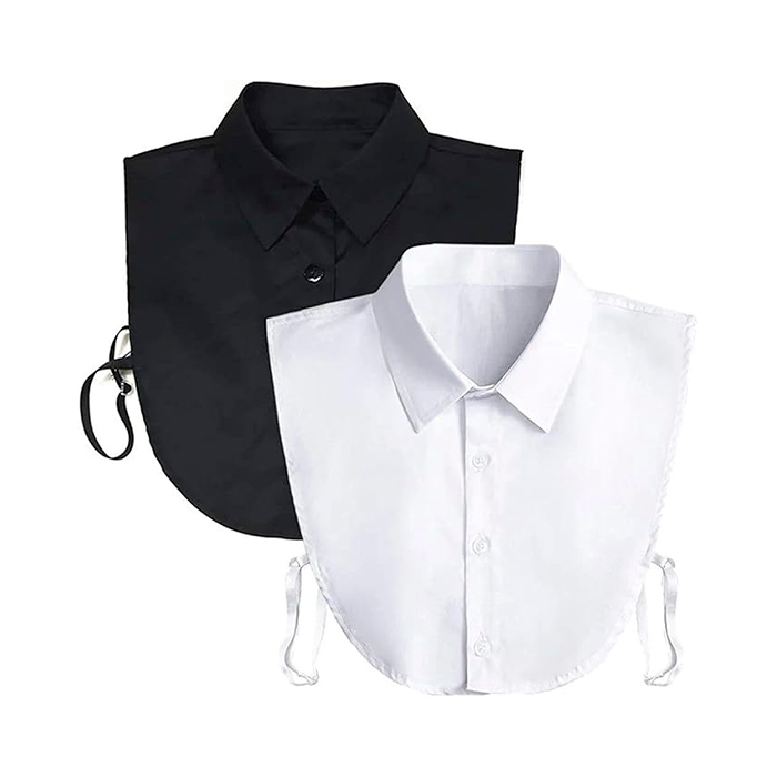 TopCollar, ženský golier (čierny a biely)