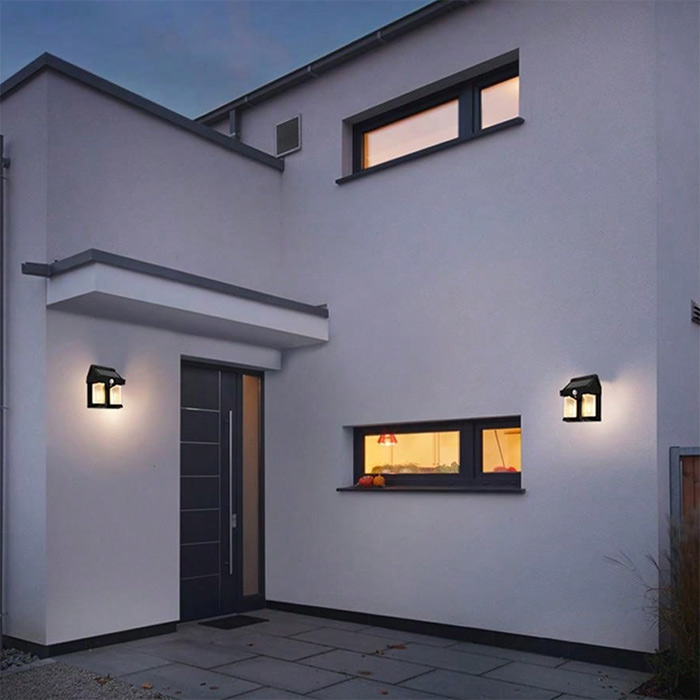 Solárna lampa pokrýva 180 stupňov!
