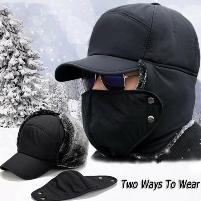 WarmCap, čiapka so šiltom, ktorý okrem očí chráni uši, bradu a väčšinu hlavy pred chladom - Image 6